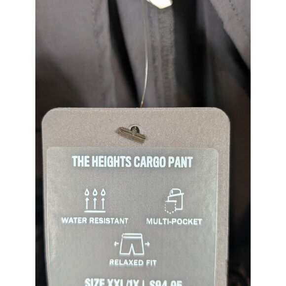NWT Fabletics Heights Cargo Pants Black Men's Size 2XL/XXL - Picture 7 of 11